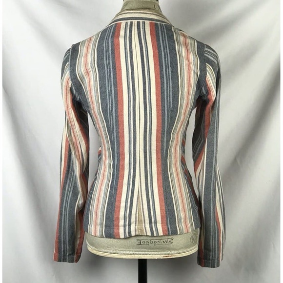 Anthropologie Porridge Beachtown Blazer Striped - Picture 5 of 12